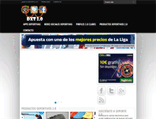 Tablet Screenshot of deporte2punto0.com